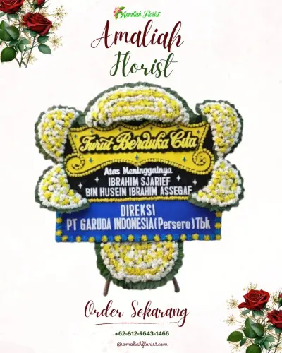 Papan Bunga Duka di Sambeng