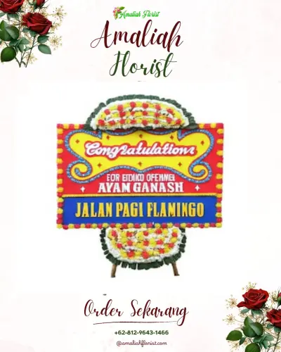 Bunga Papan Congratulation di Sambeng
